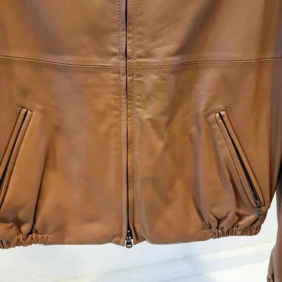 See by Chloe Caramel Color Leather Jacket/Coat-NWOT - Picture 4 of 13